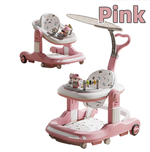 Kids Baby <strong>Walker</strong> with Wheels and <strong>Seat</strong> Sit-to-stand Learning <strong>Walker</strong> <strong>for</strong> Toddlers Made of Durable Plastic Frame - Product Image 5
