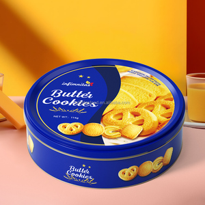 Infinitas Best <span class=keywords><strong>Danish</strong></span> Creative Flavors Classic Butter Cookies Galletas de azúcar crujientes semiduras - Product Image 4