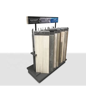 Paillasson Double face en bois, étagère de présentation moderne pour bois dur, <span class=keywords><strong>support</strong></span> d'échantillon de carreaux, présentoir - Product Image 1