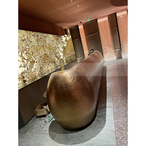 V218 alta calidad brillante oro onda Bartop barra de acero inoxidable Mesa encimera barra precio - Product Image 2