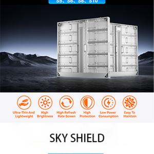 Affichage publicitaire LED extérieur IP66 étanche, luminosité 6500-9000 cd, mur vidéo 3D à vision directe, refroidissement efficace, garantie 5 ans - Product Image 2