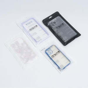 <span class=keywords><strong>Petit</strong></span> sac Ziplock en plastique PET givré à faible quantité minimale de commande emballage de vente au détail sécurisé pour étuis de téléphone et écouteurs d'accessoires de téléphone portable - Product Image 2