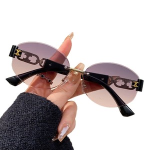 Women's Oversized <b>Square</b> <b>Sunglasses</b> Black PC <b>Frame</b> UV400 Protection For Outings Cycling Driving Parties - Product Image 5