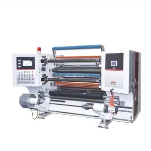 Machine de rembobinage de papier thermique à grande vitesse contrôlée par plc SLFQ-1350C
