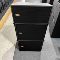 Subwoofer professionnel de 18 pouces avec amplificateur 800W/1600W pour fêtes en plein air et danses