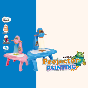 Proyektor anak-anak meja gambar mainan laris proyeksi pintar papan gambar doodle meja belajar - Product Image 2