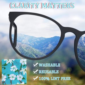 Paño de Microfibra Personalizado OEM con Impresión por Transferencia de Calor, 100% Poliéster, para Limpiar Lentes, Gafas de Sol y Pantallas - Product Image 5