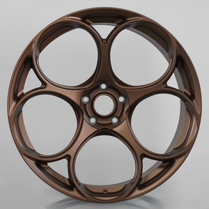 Nuovi Cerchi Forgiati Quadrifoglio Personalizzati 18-21 Pollici Bronzo Opaco Alluminio 6061-T6 Cerchioni da 25mm per <span class=keywords><strong>Alfa</strong></span> <span class=keywords><strong>Romeo</strong></span> Giulia Stelvio per M2 M3 M4 - Product Image 1