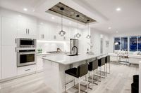 CBMMart Meubles de salle de cuisine pas cher haute brillance laque porte RTA Modulaire Designs modernes Armoire de cuisine Ensembles complets
