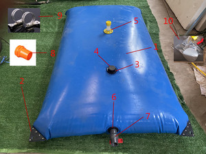 Giá rẻ PVC có thể gập lại bàng quang bể chứa nước cho hệ thống tưới nhỏ giọt bể chứa nước - Product Image 5