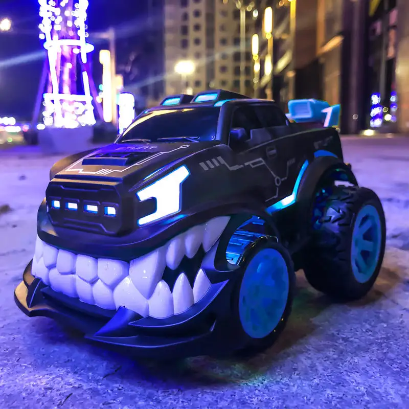 Mobil mainan pengendali jarak jauh 4CH, mobil mainan Rc Radio Drift rotasi kendaraan Off-Road, Set mainan mobil Rc untuk anak-anak