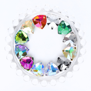 Tỷ 60 + Màu Sắc K9 May-On Pha Lê Stonet Cao Cấp Cristal 3272 Rhinestone Sẵn Sàng Để Tàu Cho Quần Áo Túi Xách Giày - Product Image 2