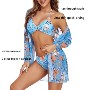 <span class=keywords><strong>Maillot</strong></span> <span class=keywords><strong>de</strong></span> <span class=keywords><strong>bain</strong></span> 2 pièces pour femmes, Sexy, flottant, sans robe, pour adultes, et cover-up, robe <span class=keywords><strong>de</strong></span> plage - Product Image 2