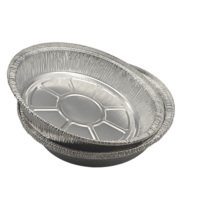 Ventes chaudes : Barquette ronde jetable en aluminium, moule à pain en aluminium pour la cuisson, qualité supérieure, plaque en aluminium spéciale pour la maison