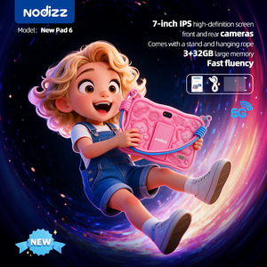 2026 Latest 7-Inch Kids <b>Tablet</b> with WiFi HD Touch Screen Octa-core Processor <b>4G</b> Ram 128G Rom Android 13 Capacity for Educational - Product Image 2