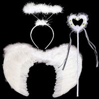 Ensemble d'ailes d'ange pour enfants, très vendu, pour Halloween, Noël, Carnaval