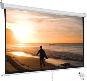 Ev için HD projeksiyon perdesi 100 120 150 200 inç boyutu projeksiyon ekranları sinema tiyatro eğitim açık kapalı ekran - Product Image 1