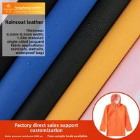 Tas PU Tahan Air 220gsm Ringan Tahan Air Tahan Tekanan Tinggi Elastis Tebal 0.4mm