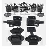 2 + 4 2 + 6 Pin D-Tap DTAP Connecteur Plug Electric Bike Charger Cot Battery Charger Socket PC Male Female Connector for Power