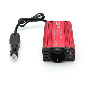 Biến tần 300W điện EU ổ cắm DC12V để AC 220V/110V Đầu Ra usbqc3.0 + pd65w nhanh chóng sạc xe biến tần - Product Image 5