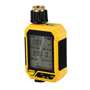 Thông Minh Kỹ Thuật số pin Powered tự động tưới nhỏ giọt điều khiển van hiển thị lớn vườn nước hẹn giờ nước mưa cảm biến - Product Image 2