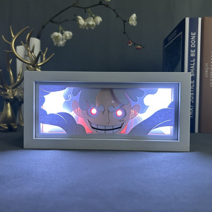 Vente en gros de 200 modèles de lampes en papier 3D à l'effigie de <span class=keywords><strong>Dragon</strong></span> <span class=keywords><strong>Ball</strong></span> <span class=keywords><strong>Z</strong></span> Goku One Pieces Nica Luffy Ace, boîte à lumière LED Anime en stock - Product Image 2