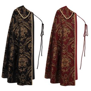 Capa Tudor para Hombre, Disfraces Medievales Renacentistas, Chal Steampunk, Capa <span class=keywords><strong>de</strong></span> Hombro Descubierto, Disfraz <span class=keywords><strong>de</strong></span> Rey Tudor Noble, Capa <span class=keywords><strong>de</strong></span> un Solo Hombro - Product Image 1