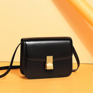 Bolsos cruzados pequeños para mujer, bandolera de cuero genuino estilo retro, estilo azafata, de alta calidad, a la moda, 2019 - Product Image 3