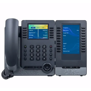 Téléphone de bureau ALE-20h à port unique hybride Digital-IP Essential Dual Stack NOE-SIP écran 2.8 pouces 132x64 B W avec rétro-éclairage Audio HD - Product Image 6
