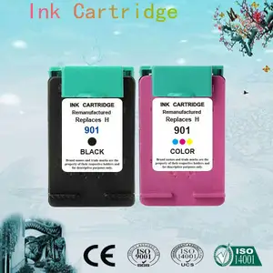 Compatible 901 Ink Cartridge For Hp Inkjet Printer Ink Cartridge Guangzhou Factory