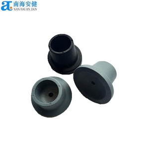 Embouts de <span class=keywords><strong>canne</strong></span> de marche pour la rééducation, <span class=keywords><strong>embout</strong></span> en caoutchouc à trois points d'appui, béquille grise en TPR durable et légère, charge maximale 75 kg - Product Image 5