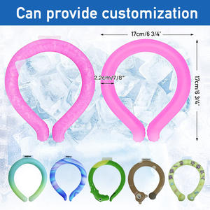 2024 leher tabung pendingin paket dingin leher cincin pendingin es disesuaikan untuk hewan peliharaan dan orang pendingin leher - Product Image 2