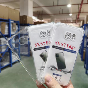 ฝาครอบโทรศัพท์ TPU ใสสำหรับ Samsung S20เคสโทรศัพท์มือถือโปร่งใสเป็นพิเศษ <span class=keywords><strong>FE</strong></span> สำหรับ Samsung <span class=keywords><strong>S7</strong></span>ขอบ S8 S9 S10 PLUS - Product Image 2