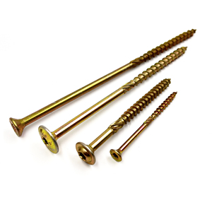 สกรูยึดพื้นไม้โครงสร้างหัวหกเหลี่ยมแบบ Torx ทำจากเหล็กกล้าไร้สนิมชุบแข็ง #   ไม้แปรรูป 17 จุด - Product Image 2
