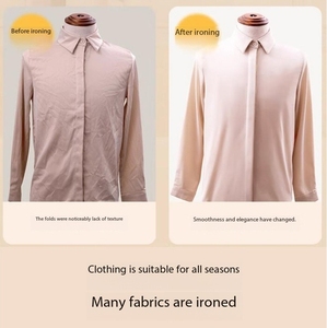 Plancha de vapor portátil de mano, pequeña, de bajo consumo, que no daña la ropa, con linterna, para el hogar y viajes, plancha de vapor seca y húmeda - Product Image 6