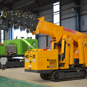 Nouvelle grue araignée avancée à prix d'usine, mini-grue mobile sur chenilles hydraulique télescopique personnalisable avec stabilisateurs, à faible entretien, à vendre - Product Image 6