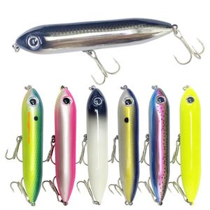 100mm 11g Topwater pêche appâts crayon légendaire marcher le chien sans lèvres Jerkbait leurres <span class=keywords><strong>de</strong></span> pêche - Product Image 1