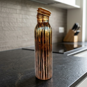 American Style Copper Double Wall Vacuum Eco-Friendly Foldable Dishwasher Safe Lid Straw Cap Gym Sports Drinkware Anti-corrosion - Product Image 1