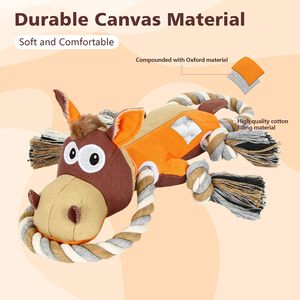 Juguete de Peluche Interactivo con Sonido para Perros, Juguete Masticable Resistente con Sonido para Limpiar los Dientes, Juguete para Perros - Product Image 5