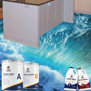 Système de résine époxy métallique de qualité professionnelle, revêtement auto-nivelant haute performance pour peinture de sol en béton de garage - Product Image 2