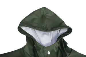 Imperméable en PU pour adultes une pièce imperméable Poncho simple pour hommes et femmes haute fréquence pressage à chaud vêtements <span class=keywords><strong>de</strong></span> <span class=keywords><strong>pluie</strong></span> pour adultes - Product Image 6