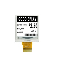 شاشة عرض E Ink E-Paper مقاس 1.54 بوصة، مربعة 152x152، ثنائية اللون، وحدة SPI SSD1681 لبطاقات الأسعار الإلكترونية (ESL)