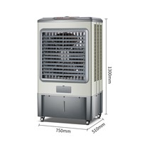 Desain baru pendingin udara evaporasi logam ponsel 450w aliran udara tinggi ramah lingkungan dalam ruangan