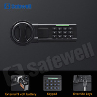 Safewell Vente Chaude Coffret Fort Ménage Petit Acier Métal Coffre-fort Électronique Caché Meubles Coffre-fort De Stockage D'argent Serrure Numérique