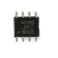Circuito Integrado de Amplificador Operacional Dual JRC4558D NJM4558D SOP-8, Chip IC JRC 4558D, Amplificador Operacional de Audio, Componentes Electrónicos