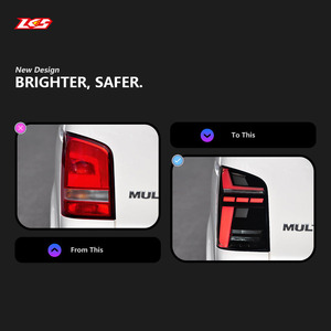 Luci Auto LKS per VW Multivan <span class=keywords><strong>T5</strong></span>, Fanale Posteriore a LED 2010-2015, Luce Posteriore DRL, Segnale di Stop e Freno, Accessori Automobilistici - Product Image 2