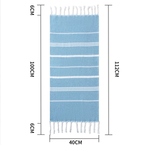 Strofinaccio da cucina in più colori 100% cotone asciugamano da cucina in cotone turco a righe per la pulizia dei piatti strofinacci da cucina - Product Image 5