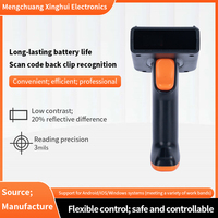 Lecteur de codes-barres RFID UHF portable sans fil avec clip arrière pour téléphone portable, nouvelle version, prise en charge des systèmes Android et iOS, en stock
