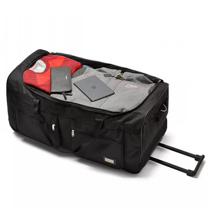 Roller Large Capacity Oxford Cloth <b>Trolly</b> Bag Spinner Suitcase Luggage Zipper Closure Waterproof Portable Travel Bag Trolley Bag - Product Image 5