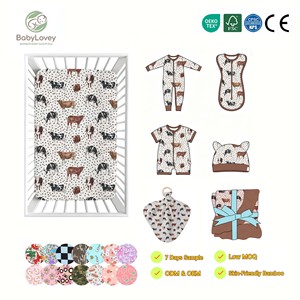 Lenzuola <span class=keywords><strong>per</strong></span> Culla in Bambù Babylovey Personalizzate, 230 Gsm, Alta Qualità, Multi-Misura, con Stampe Esclusive <span class=keywords><strong>per</strong></span> Neonati - Product Image 1